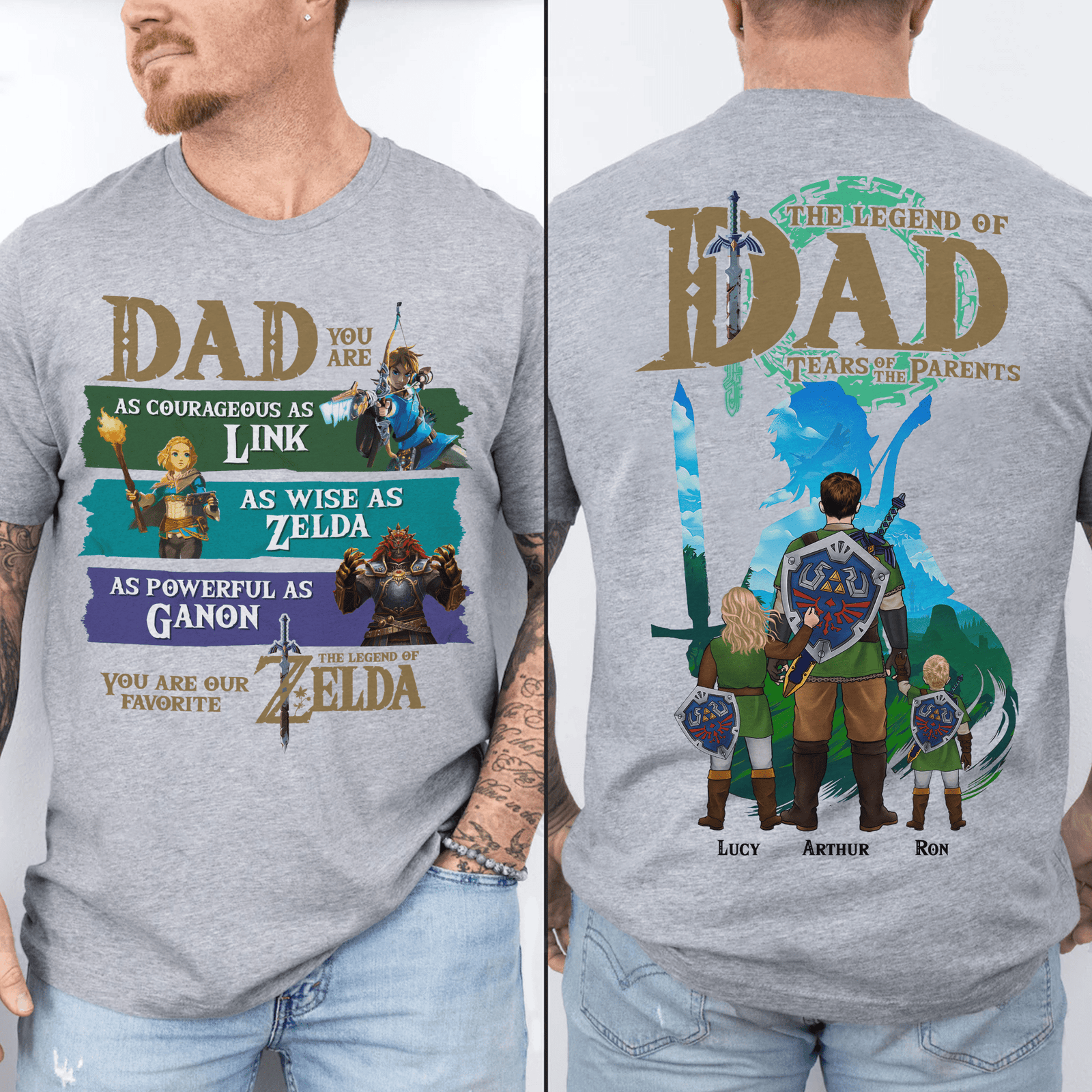 Personalized Gifts For Dad Shirt 01HUHU030524HHHG Father's Day - 2D Shirts - GoDuckee