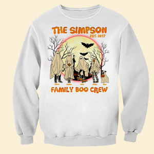 Family, Family Boo Crew, Personalized Shirt, Halloween Gifts For Family - Shirts - GoDuckee