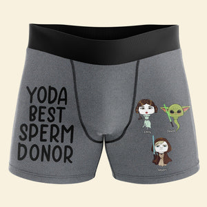 Personalized Gifts For Dad Men's Boxers Sperm Donor 03qhqn230124ha - Boxers & Briefs - GoDuckee