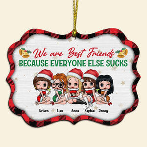 Friend, We Are Best Friends, Personalized Acrylic Ornament, Gift For Friends, 04PGPO051023HH - Ornament - GoDuckee