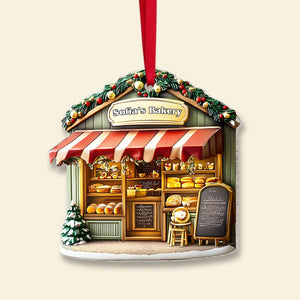 Personalized Gifts For Baker Christmas Ornament, Baking Store 02tgmh151124