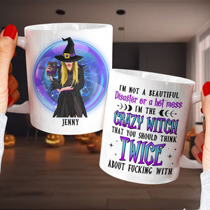 I'm The Crazy Witch Personalized Coffee Mug, Gift For Witch Lover - Coffee Mug - GoDuckee