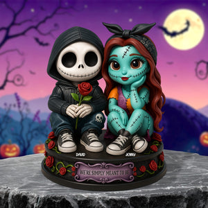 Horror Couple Plaque - Personalized Gifts For Couple 01totn020625 - Shaped Plaques - GoDuckee