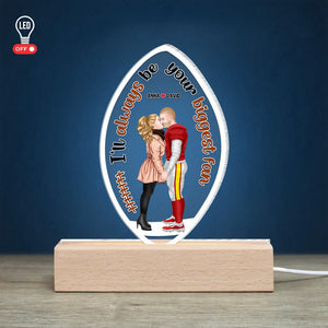 I'll Always Be Your Biggest Fan, Personalized Led Light, Couple Gifts, Valentine Gifts - Led Night Light - GoDuckee