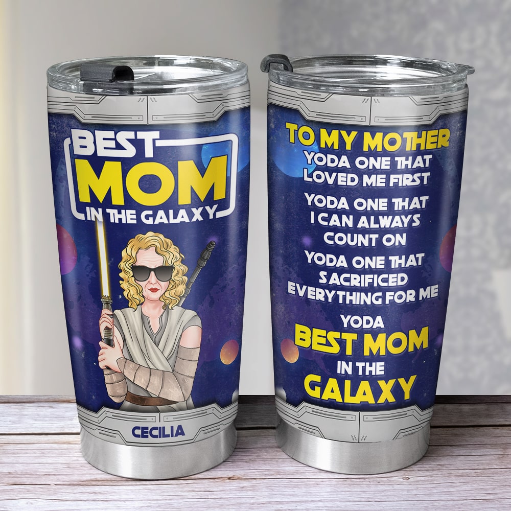 Best Mom In The Galaxy-Personalized Tumbler- Gift For Mom- Mom Tumbler- TZ-TCTT-04qhqn150423tm - Tumbler Cup - GoDuckee