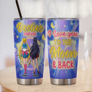 Personalized Gifts For Friends Tumbler Besties Forever 02qhtn160224hh - Tumbler Cups - GoDuckee