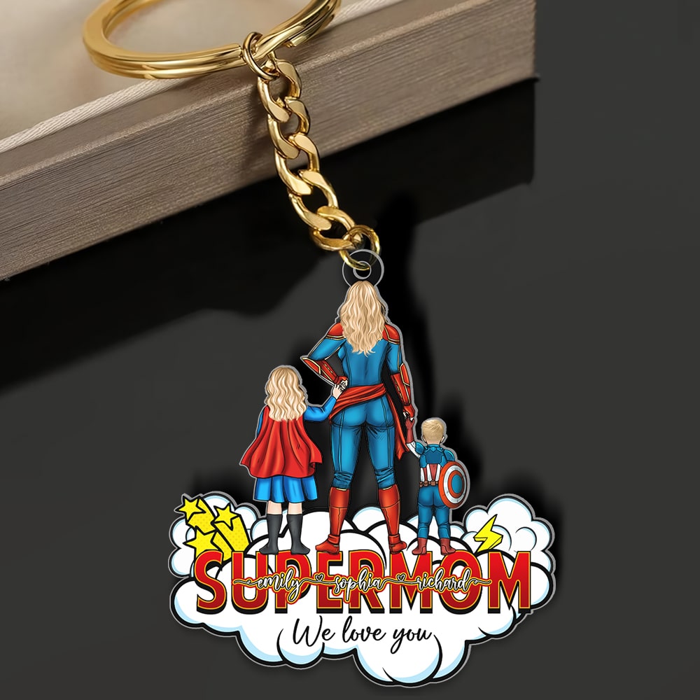 Personalized Gifts For Mom Keychain We Love You 01toqn130324pa - Keychains - GoDuckee