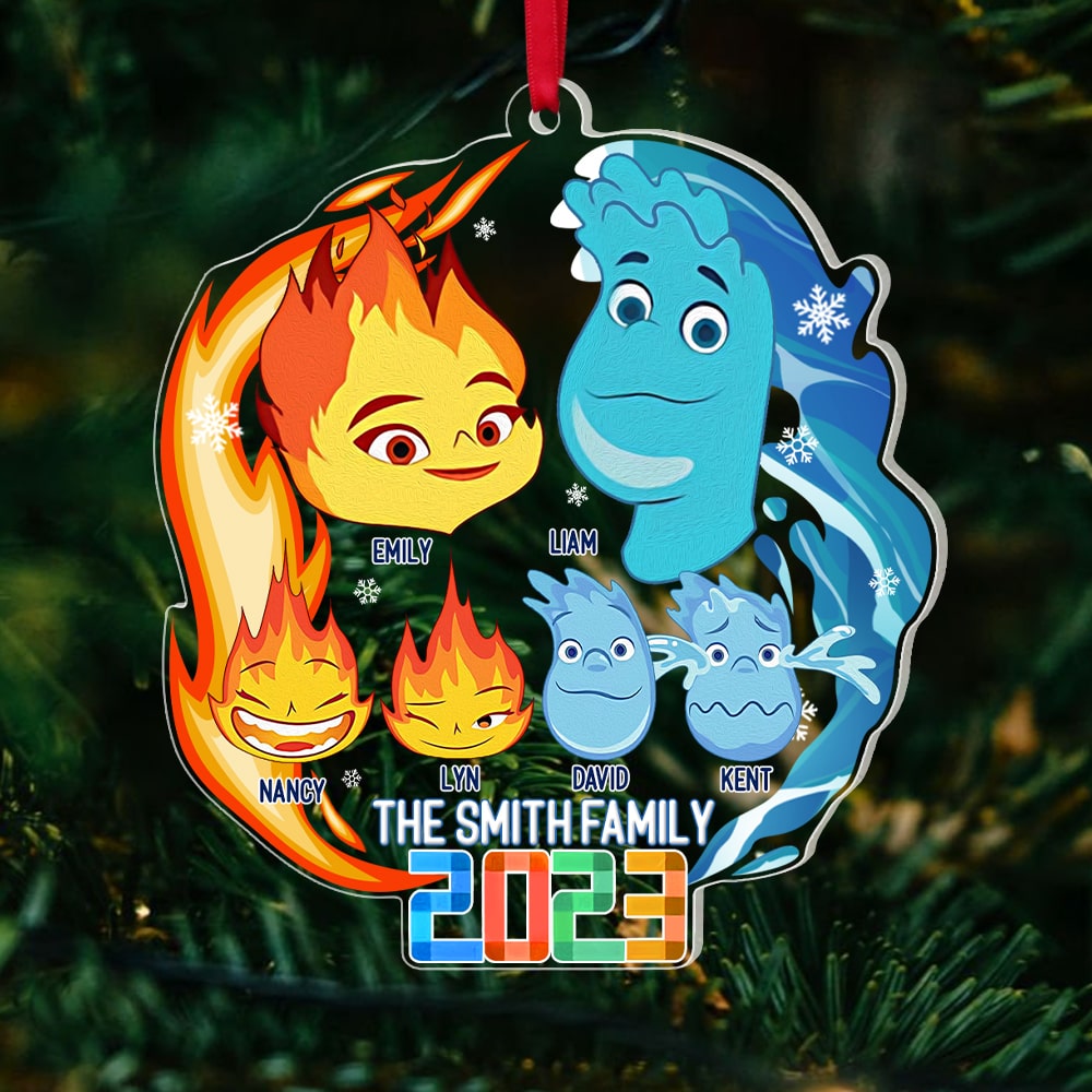 Personalized Christmas Ornament, Christmas Gifts For Family, 04HTPU271123 - Ornament - GoDuckee