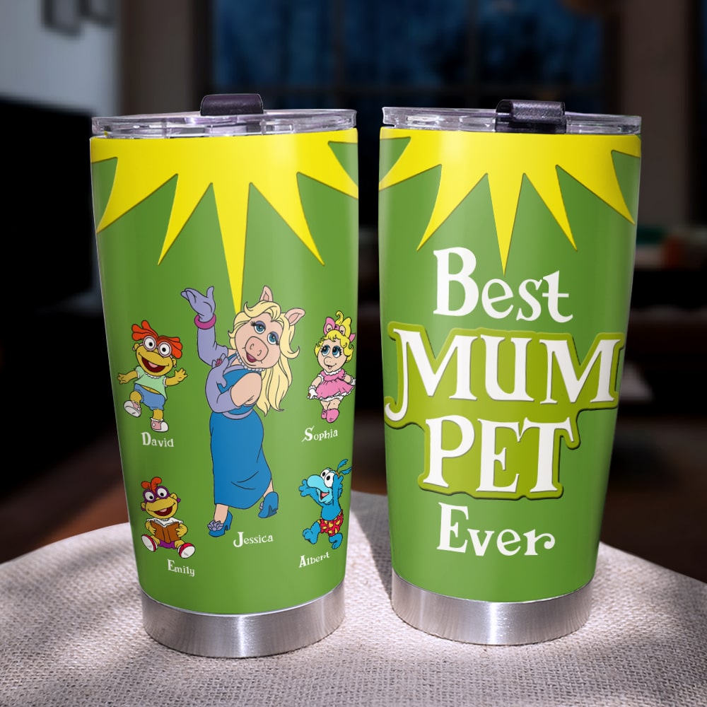 Personalized Gifts For Mom Tumbler Best Mum Pet Ever 04kaqn220224 - Tumbler Cups - GoDuckee