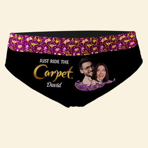 Just Ride The Carpet, Gift For Her, Personalized Women Boxer, Naughty Couple Boxer 02HTHN291223-1 - Boxer Briefs - GoDuckee