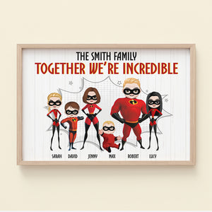 Family Personalized Poster 05NTHN220223 - Poster & Canvas - GoDuckee