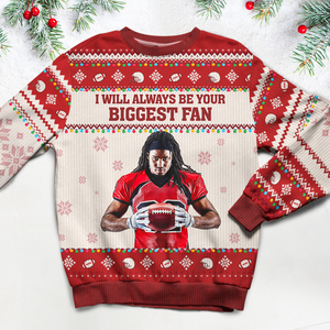 Custom Photo Gifts For Football Fans Ugly Sweater 01ACPU021024 - AOP Products - GoDuckee