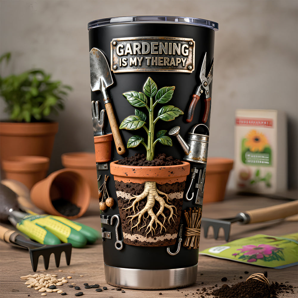 Gardening 20oz Tumbler - Personalized Gifts For Garden Lovers 05todt291225 - Tumbler Cup - GoDuckee