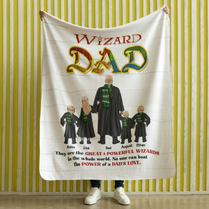 Personalized Gifts For Mom Blanket Wizard Mom 04HUDT270324TM - Blankets - GoDuckee