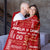 Husband & Wife, Couple Gift, Personalized Blanket, Marriage Couple Blanket - Blanket - GoDuckee