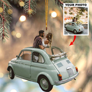 Custom Photo Gifts For Couple, Upload Couple Photo Christmas Ornament 51pgxx290824 - Ornament - GoDuckee