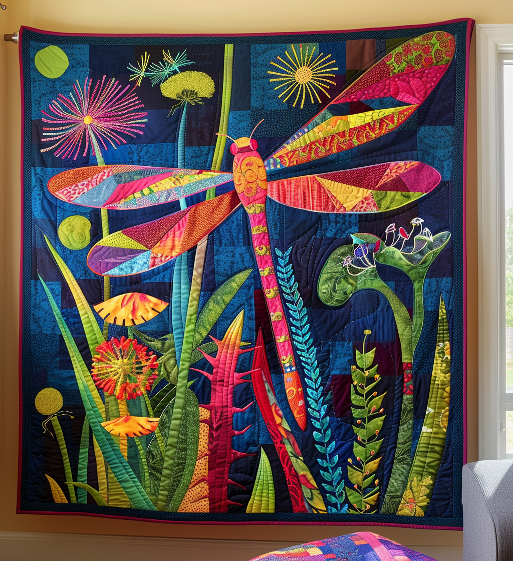 Gifts For Dragonfly Lover Blanket Art Style - Blanket - GoDuckee