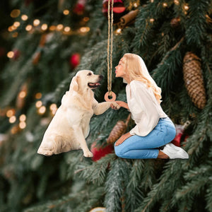 Custom Photo Gifts For Dog Lovers, Upload Photo Christmas Ornament 07pgxx290824 - Ornament - GoDuckee