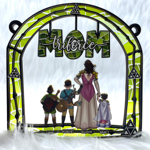 Personalized Gifts For Mom Window Hanging Suncatcher Ornament 03ohpu150225hg - Ornament - GoDuckee