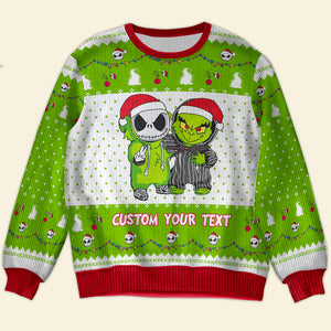 Personalized Gifts For Movie Fan Christmas Ugly Sweater 03ACDT071024 - Ugly Christmas Sweater - GoDuckee