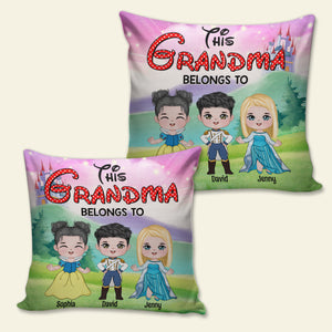 Personalized Grandma Square Pillow CC-05NATN040823HA - Pillow - GoDuckee