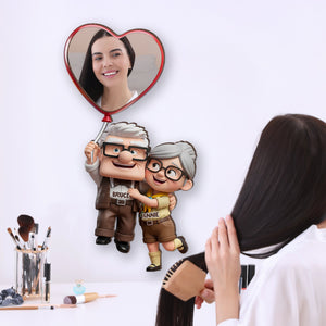 Forever Couple Wall Hanging Mirror Personalized Gifts For Couple 01TOLU230725 - Mirror - GoDuckee