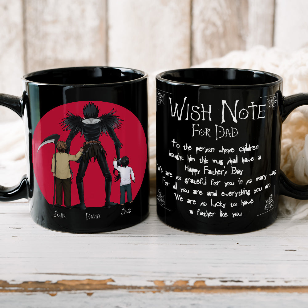 Personalized Gifts For Dad Coffee Mug Wish Note For Dad 032httn270224hg - Coffee Mugs - GoDuckee