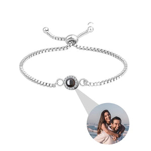 Personalized Gifts For Couple Bracelet Custom Picture Inside dr02-180124 - Bracelets - GoDuckee