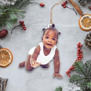 Custom Photo Gifts For Family, Upload Baby Photo Christmas Ornament 15pgxx290824 - Ornament - GoDuckee