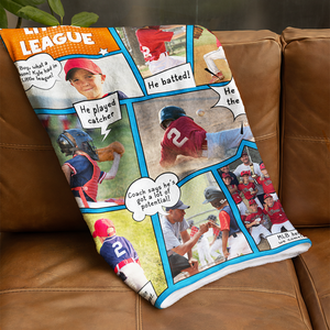 Baseball Pro Kids, Personalized Blanket, Gifts For Baseball Player 02QHPU301123 - Blanket - GoDuckee