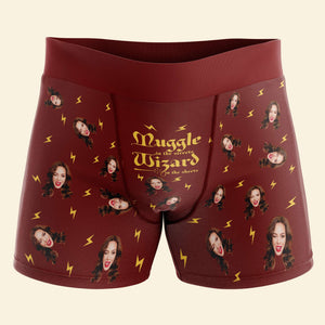 Personalized Gift For Couple Men & Women Boxer Wizard Couple 01HUMH130124 - Boxer Briefs - GoDuckee