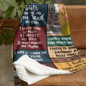 I Hate It When You Lie, Personalized Blanket, Gifts For Couple 01KAPU011223DA - Blanket - GoDuckee