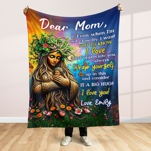 Personalized Gifts For Mom Blanket 05hupu170225 Feel My Love Within It - Blanket - GoDuckee
