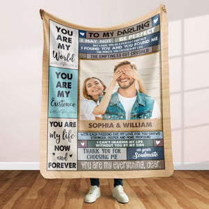 Personalized Gifts For Couple Blanket You Are My Life Now And Forever - Blanket - GoDuckee