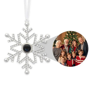 Custom Photo Christmas Gift Photo Projection Ornament 01ACQN231124 - Ornament - GoDuckee