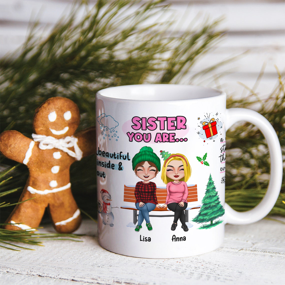 Sisters - Always Sisters - Personalized Mug