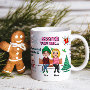 Always My Sister Forever My Friend- Personalized Coffee Mug- Gift For Sister- Christmas Gift - Coffee Mug - GoDuckee
