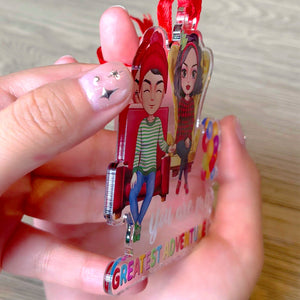 Couple You Are My Greatest Adventure, Personalized Acrylic Ornament 04nahi061022hh-tt - Ornament - GoDuckee