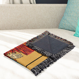 Personalized Tarot Couple Woven Blanket, Gift For Couple - Blanket - GoDuckee