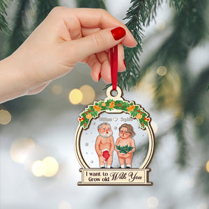 Love Together, Personalized Ornament, Gifts For Husban - Gifts For Wife - Ornament - GoDuckee