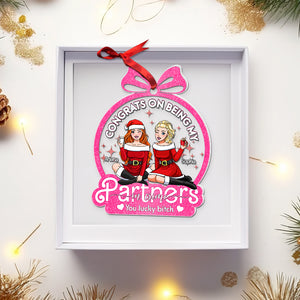 Custom Photo Christmas Gifts For Friends Ornament 01TOLU300924 - Ornament - GoDuckee