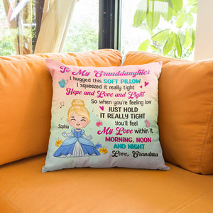 Gift For Grandkids Personalized Princess/Prince Square Pillow CC-04NATN050823HA - Pillow - GoDuckee