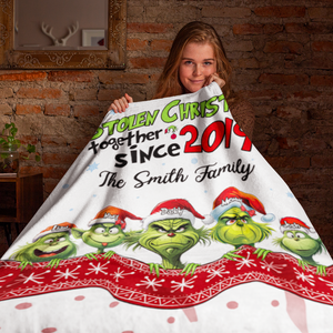 Personalized Christmas Gifts For Family Blanket 03ohpu131124 Stolen Christmas Together - Blanket - GoDuckee