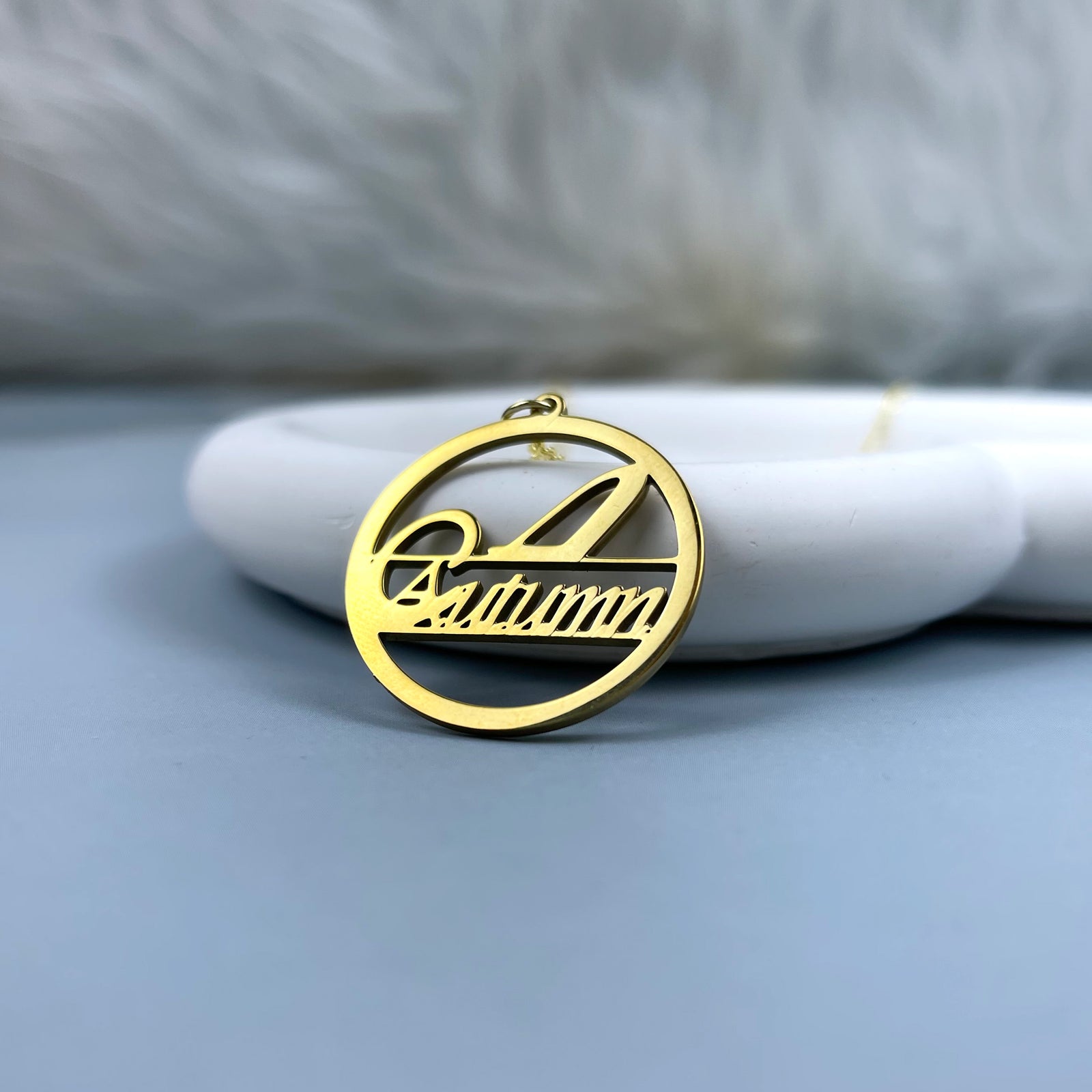 Personalized Stylish Name & Initial Necklace 42 23acxx140325 - Necklace - GoDuckee