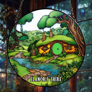 Personalized Gifts For Fantasy Novel & Movie Fans Stained Glass Ornament, Various Locations Suncatcher 01qhtn130924 - Ornament - GoDuckee