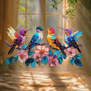 Gifts For Bird Lovers Hummingbird Suncatcher Ornament 07acxx280824 - Ornament - GoDuckee