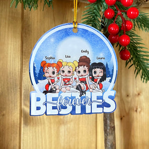 Bestie Forever, Gift For Friends, Personalized Ornament, Best Friends Ornament, Christmas Gift 06NATI270723HH TT - Ornament - GoDuckee
