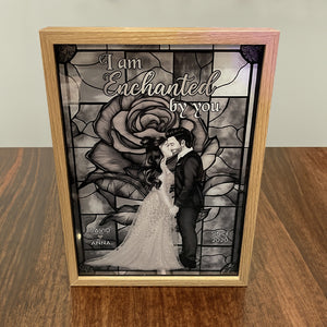 Personalized Gifts For Couple Light Picture Frame I'm Enchanted By You 02HTPU181223PA - Poster & Canvas - GoDuckee