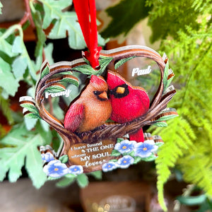 I Have Found The One Whom My Soul Love TT Cardinalis Couple Ornament Christmas Gift - Ornament - GoDuckee