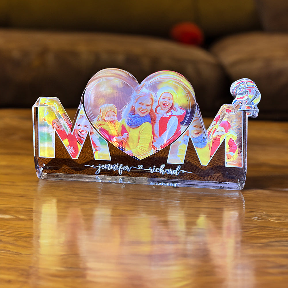 Custom Photo Gifts For Mom Plaque Mom - Shaped Plaques - GoDuckee